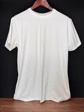 32 Degrees White Performance Stretch Crewneck Tee Large